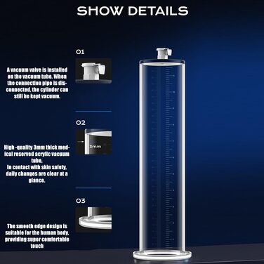 Вакуумна помпа для збільшення статевого члена Lmgoc XXL - 23 см, 7.4 см - для чоловіків