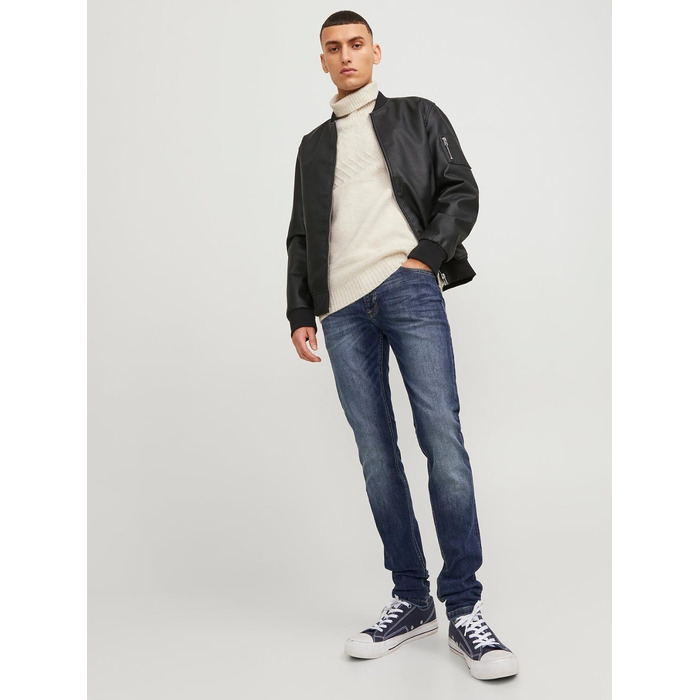 Чоловічі джинси Jack & Jones Glenn Original Slim Fit, сині (33W / 30L)