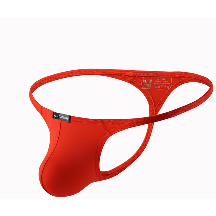 Танга чоловічі Faringoto, 6 шт. в упаковці, низька посадка, однотонні, S-XXL