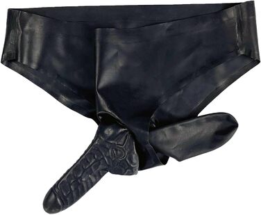 Чоловічі латексні шорти-сліпи, чорні, з двома вирізами, облягаючі, для боді, вечірки, клубу, XXL, спідня білизна