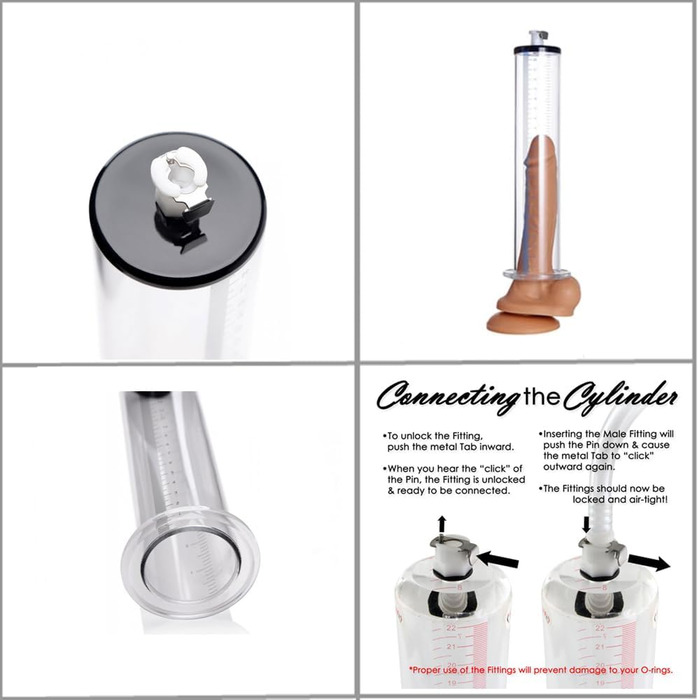 Електрична вакуумна помпа Guspiun для збільшення та покращення ерекції (для чоловіків)