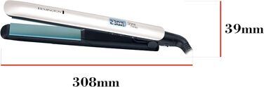 Випрямляч для волосся Remington Shine Therapy S8550 з керамічним покриттям, аргановою олією та вітаміном E, LCD-дисплей, 150-230°C