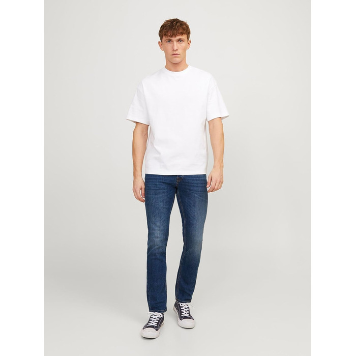 Чоловічі джинси Jack & Jones JJITIM JJORIGINAL AM 012 LID NOOS, синій денім, розмір 44W/32L