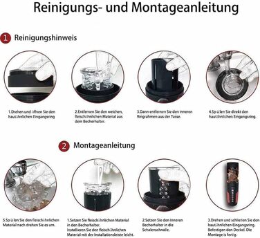 Автоматичний електричний мастурбатор-чаша з 7 телескопічними функціями та режимами обертання. Іграшка для чоловіків