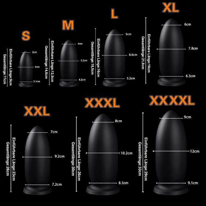 Анальний дildo з силікону NAIXBTY, XXXL, з присоскою для масажу G-точки та простати, для жінок та чоловіків. Іграшки для дорослих.