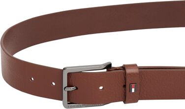 Чоловічий шкіряний ремінь Tommy Hilfiger Oliver, коричневий (Coffee Bean), 110 см