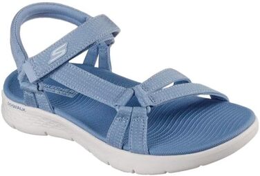 Жіночі сандалі Skechers Go Walk Flex, сині, текстильні (розмір 39 EU)