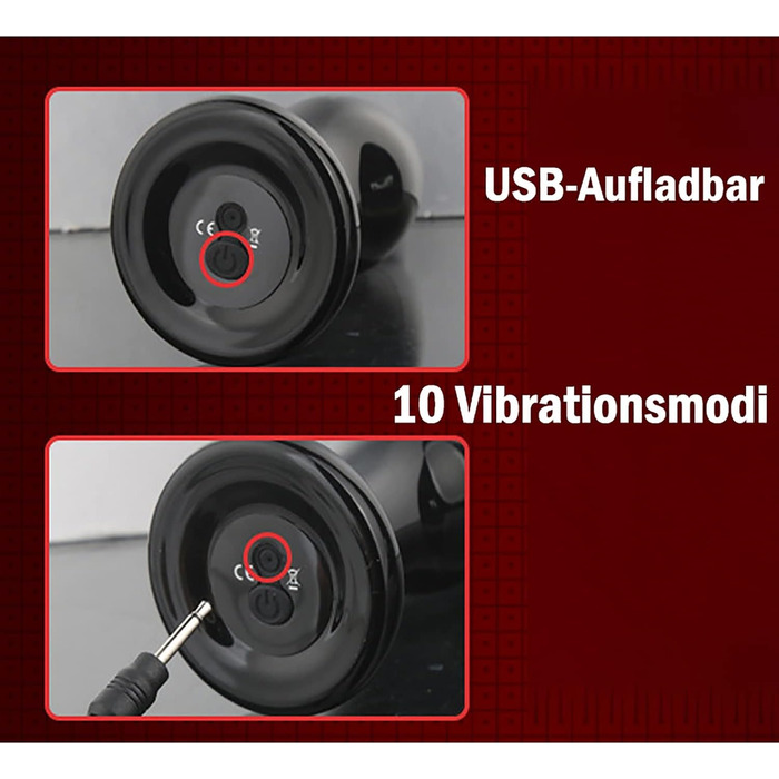 Електричний скляний анальний дildo з вібрацією ScreaAss: 3 стилі, 10 режимів, USB-зарядка