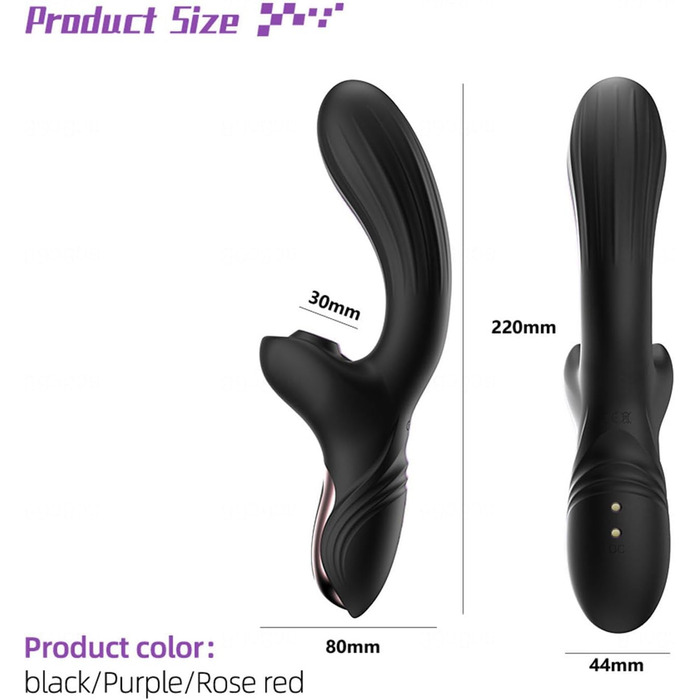 Вібратор для жінок Sexspielzeug: 10 режимів, тихий, кролик, рожевий