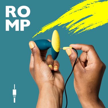 Вібруючий анальний пробка-стимулятор простати ROMP Bass — силіконовий анальний плаг з 6 режимами інтенсивності, водонепроникний та зарядний, для чоловіків, жінок та пар