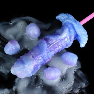 Анальний дилдо Октопус з 5 силіконовими яйцями - дилдо для анального сексу, монстр-дилдо, SM-іграшка для жінок та чоловіків (Kn2166)