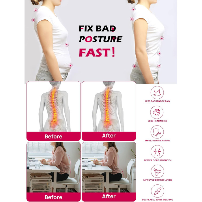 Корсет для фігури жіночий, чорний, з 9 сталевих кісток, для корекції талії