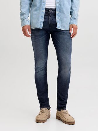 Чоловічі джинси Jack & Jones Tim Original AGI 005 Slim/Straight Fit, синій денім