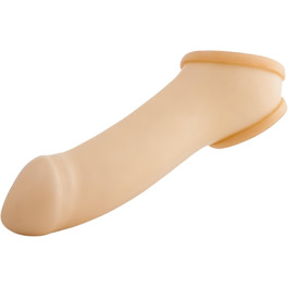 TOYLIE Latex Penis Sleeve (13 см) - Прозорий презерватив для пеніса з кільцем та виразною головкою - Зроблено в Німеччині