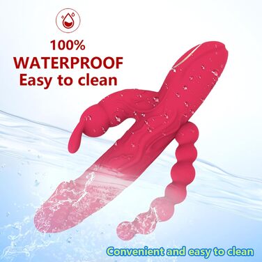 Вібратор Dildo SexSpielzeug з G-точкою, 10 режимів вібрації, анальний плагін, стимулятор простати, для жінок та пар