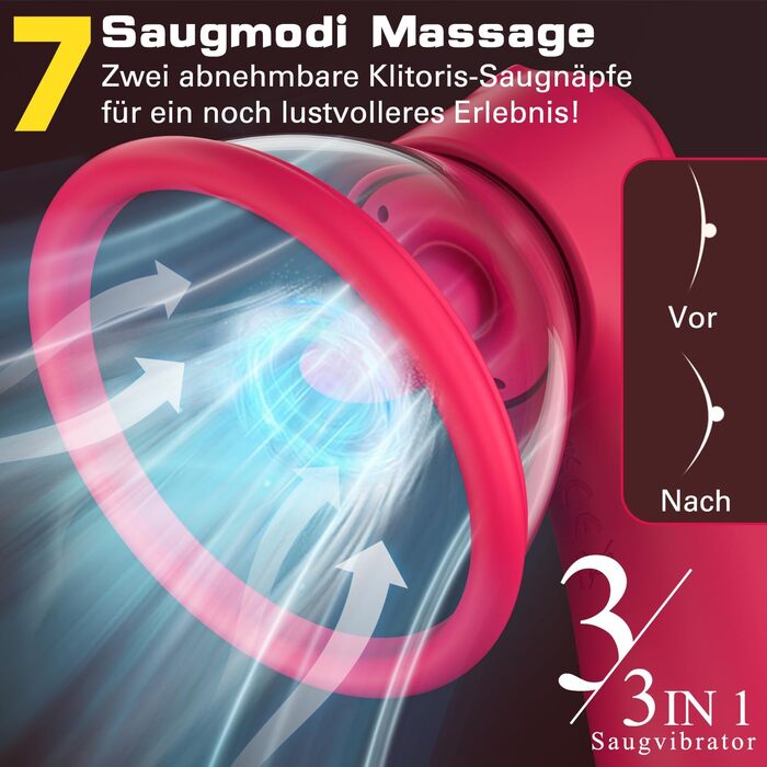 Вібратор для жінок Greenpinecone з 10 режимами вібрації, стимулятором клітора та 7 сосками. Масажер грудей, BDSM іграшки для пар