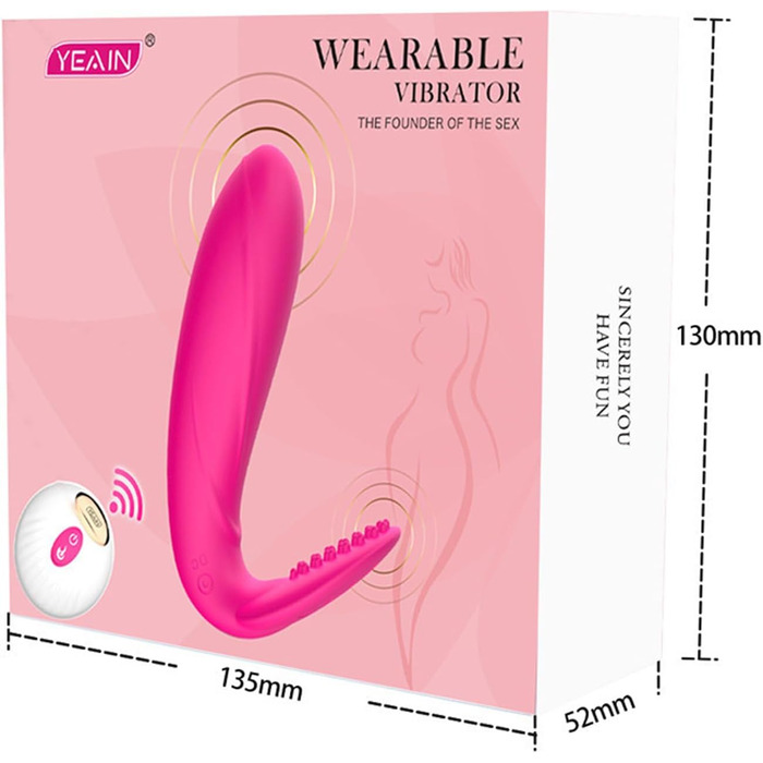 Вібратор-кулька ChicLSQ з пультом дистанційного керування, 10 режимів вібрації, для стимуляції клітора, вагіни та G-точки, нагрівається до 42°C