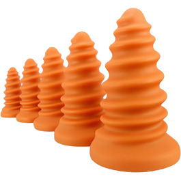 Анальний дилататор GeRRiT з 5 розмірами, з присоском. Масажер простати, анальні кулі, для чоловіків та жінок. Еротична іграшка для дорослих