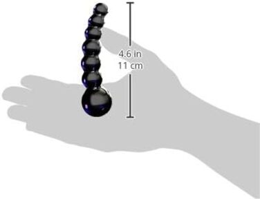 Масажер скляний PIPEDREAM Icicles No 29, блакитний (фіолетовий), ручної витримки