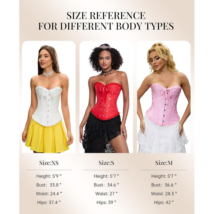 Корсет-топ SZIVYSHI для жінок: готичний корсет, бюстгальтер-корсет, бежевий, вінтажний стиль