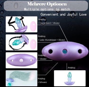 Анальний вібратор для чоловіків та жінок: набір для стимуляції простати, анальні дільда та вібратори