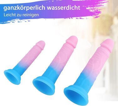 Анальні секс-іграшки Anale Stecker: набір з 4 розмірів, стимулятори G-точки та простати, для новачків (рожевий, блакитний)