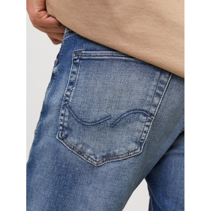 Чоловічі джинси Jack & Jones Slim Fit JJIGLENN синього кольору, denim
