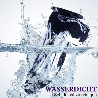 Анальний секс-іграшка XXL 'Фентезі' - великий силіконовий дилда з соскою, чорного кольору, для чоловіків та жінок