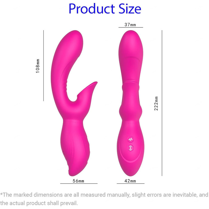 Вібратор для жінок Sexspielzeug: тихий, 10+3 режими вібрації, масажний дildo для жінок та пар, червоно-чорний