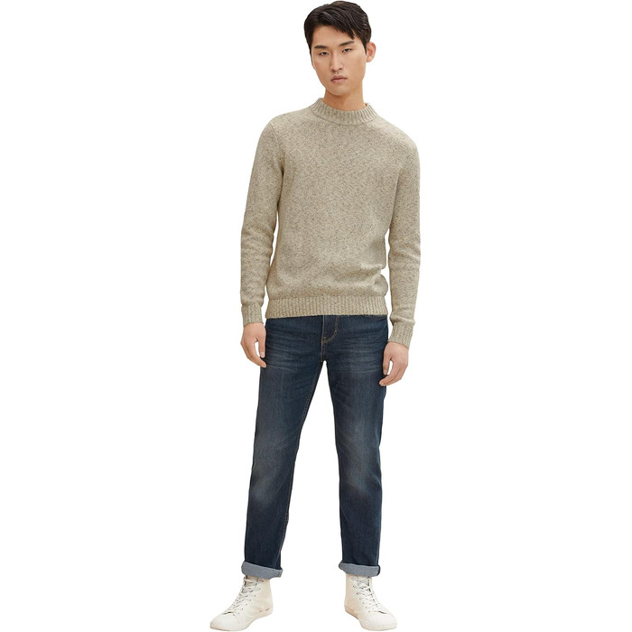 Чоловічі джинси Tom Tailor Marvin Straight, прямий крій, Mid Stone Wash Denim, розмір 34W/32L