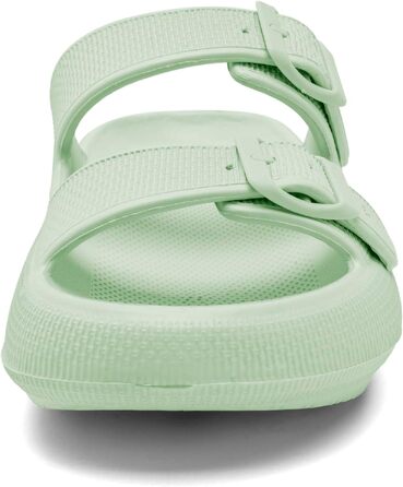 Сланці-хмаринки Cozyslides Original для жінок та чоловіків, зручні сандалії з регульованими ремінцями, протиковзаюча підошва Airfoot, світло-зелені (39/40 EU)