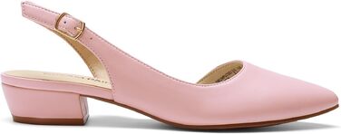 Жіночі туфлі-балетки Dream Pairs Slingback з відкритим каблуком, світло-рожеві, розмір 43 EU