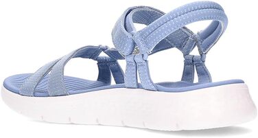 Жіночі сандалі Skechers Go Walk Flex, сині, текстильні (розмір 39 EU)