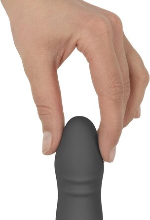 Вібратор AMORELIE Quickie для G-точки – 15 см, водонепроникний, акумуляторний, сірий