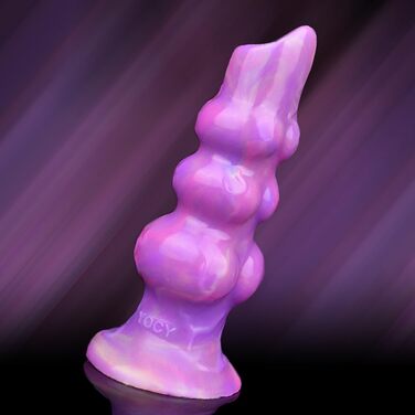 Інопланетний дилда з яйцем, що світиться, Lmgoc. Анальний плагін, мастурбатор G-Spot, для жінок та чоловіків. Світлодіодний, пневматичний, фентезі.