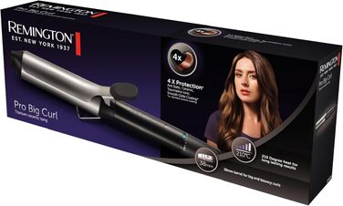 Плока щипці для завивки волосся Remington Pro Soft Curl CI6525, кераміко-турмалінове покриття, діаметр 25 мм, LCD-дисплей, 130-220°C