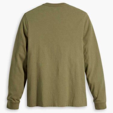 Чоловіча футболка з довгим рукавом Levi's Original Housemark Tee, розмір XL, колір Bluish Olive