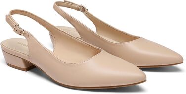 Жіночі туфлі-човники Dream Pairs із закритим носком, бежеві (розмір 38 EU)