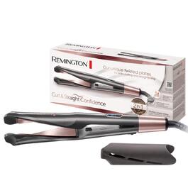 Іонійний фен-стайлер Remington Curl-Straight D5707 2в1 для завивки та випрямлення волосся (2200W, з дифузором, конічною насадкою та круглою щіткою 45мм)