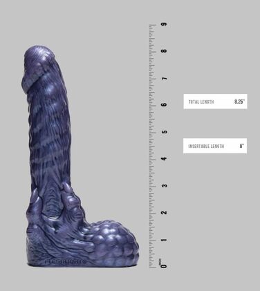 Реалістичний дилда з силікону Fleshlight Freaks Predator, 22.5 x 5 см