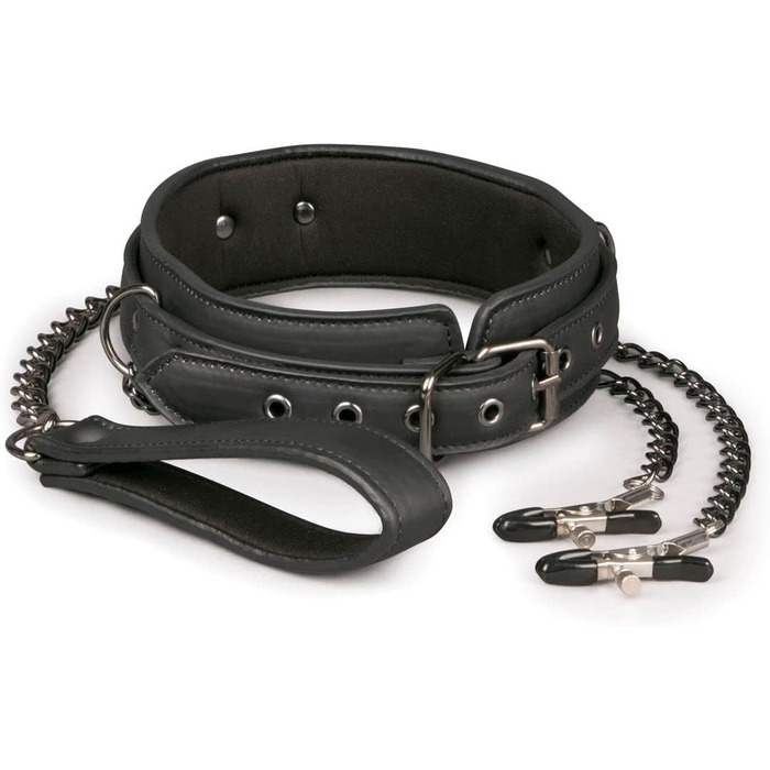 EasyToys Набор наручників з екошкіри, регульовані, 80 см, діаметр 11-28 см, для ролевих ігор