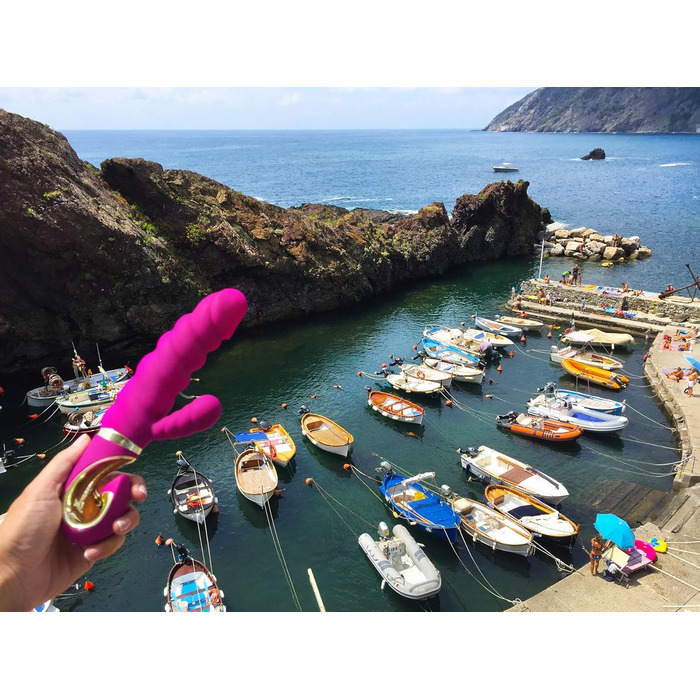 Вібратор Gvibe Gcandy Rabbit, фіолетовий, Ø 3.5x18 см