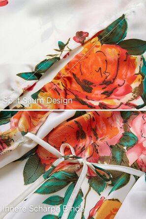 Халат жіночий шовковий максі з квітковим принтом BABEYOND, літній кімоно, довга сорочка для дому, вечірки, піжами