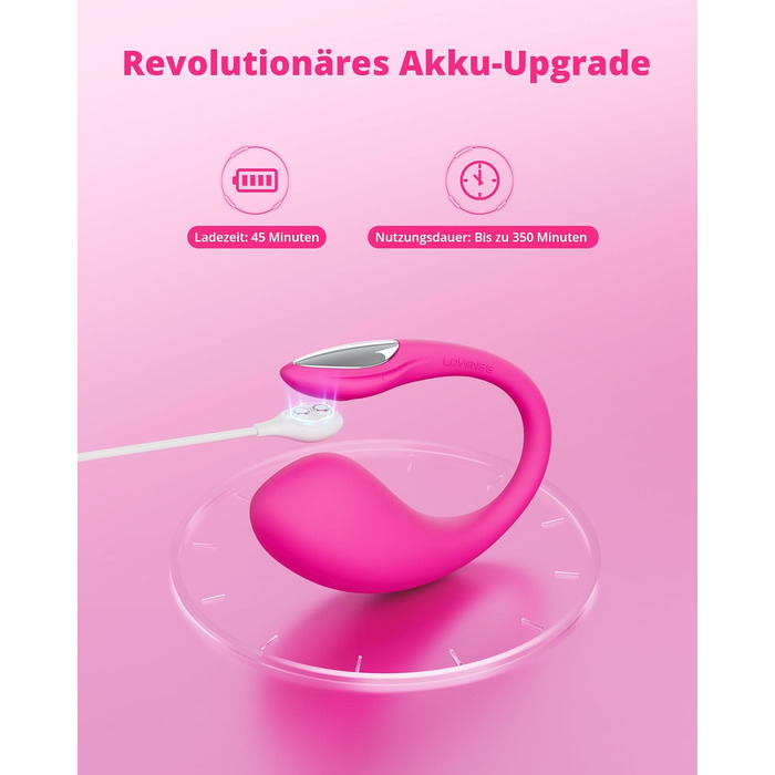 LOVENSE Lush 4.0 - вібратор G-Spot з LED-підсвіткою та пультом дистанційного керування - іграшка для дорослих для жінок та пар