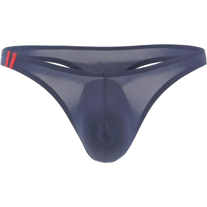 Танга чоловічі Panegy з тонкого льону, низька посадка, 3/4/5 шт. в упаковці, різні кольори (XXL, темно-синій)