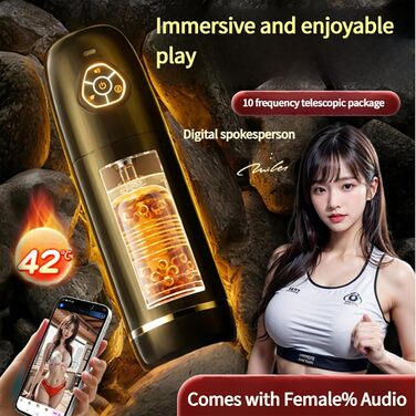 Електричний мастурбатор для чоловіків: насос, вібрація, ковзання, обертання та виділення рідини. Чорний секс-іграшка