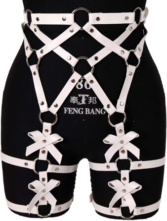 Жіночий корсет-зачіп з PU шкіри, чорний, стимпанк, корсет з ремінцями