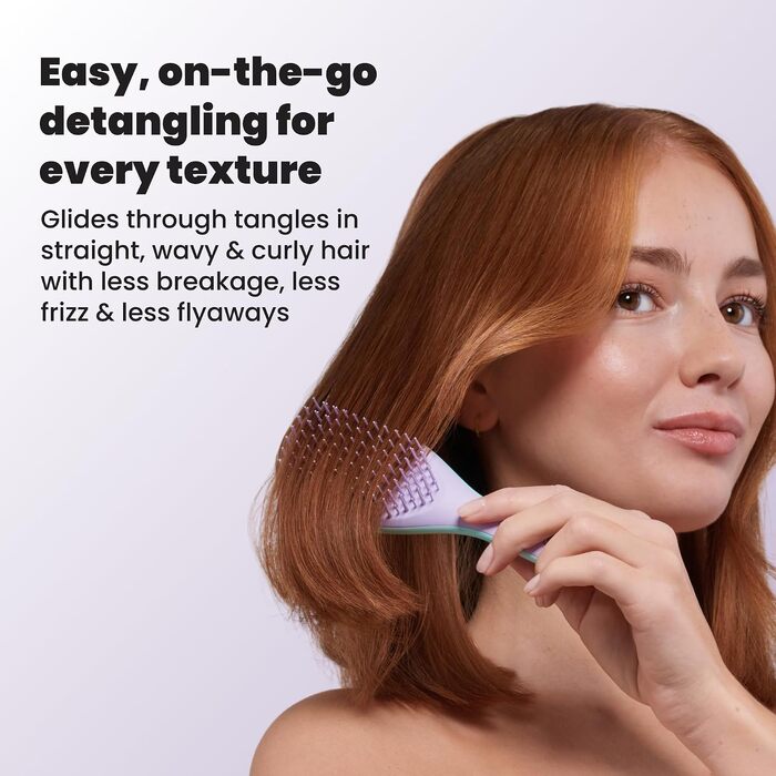 Дитяча щітка для волосся Tangle Teezer The Ultimate Mini — розплутувач для вологого волосся, зменшує ламкість та вузли, колір Wisteria Leaf (Гліцинія), 1 шт.