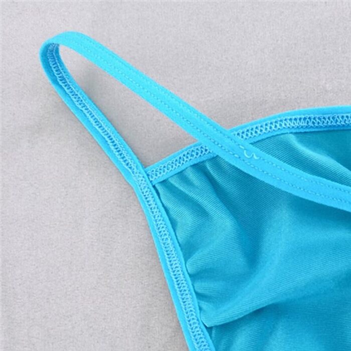 Чоловічі танга Faringoto з атласу, T-подібний низ, дизайн Gay-Sissy, танга для чоловіків L, 6 кольорів + синій