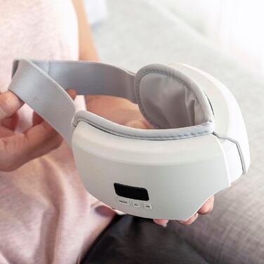 Масажер для очей InnovaGoods EyeSky 4-в-1 з повітряним компресією, для зняття втоми та покращення кровообігу, компактний